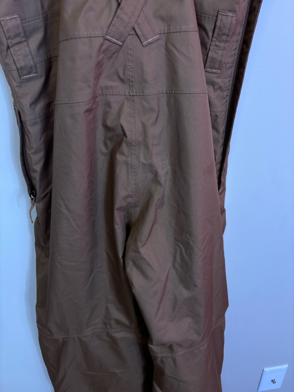 The North Face Kids Tan Bib Snow Overalls with Black Straps Youth Large - Picture 11 of 14